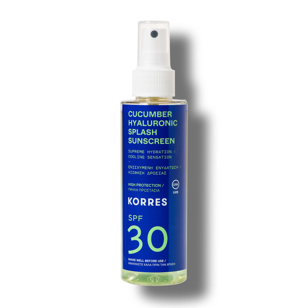 Cucumber Hyaluronic Splash Sonnenschutzspray für Gesicht+Körper SPF30