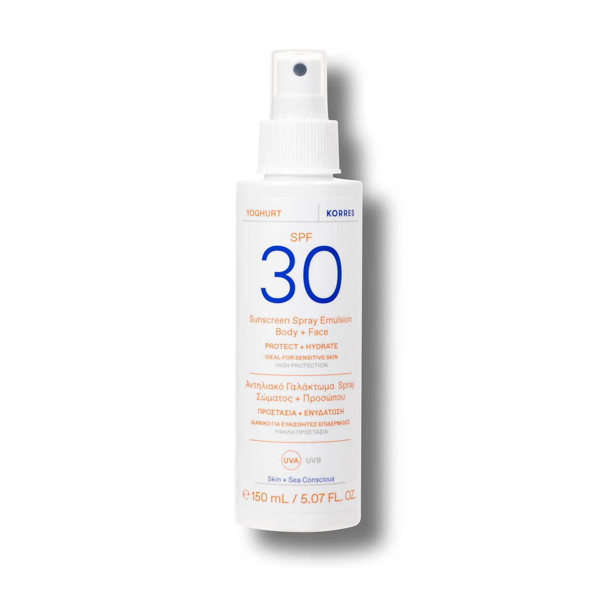 YOGHURT Sonnenspray-Emulsion für Gesicht und Körper SPF30