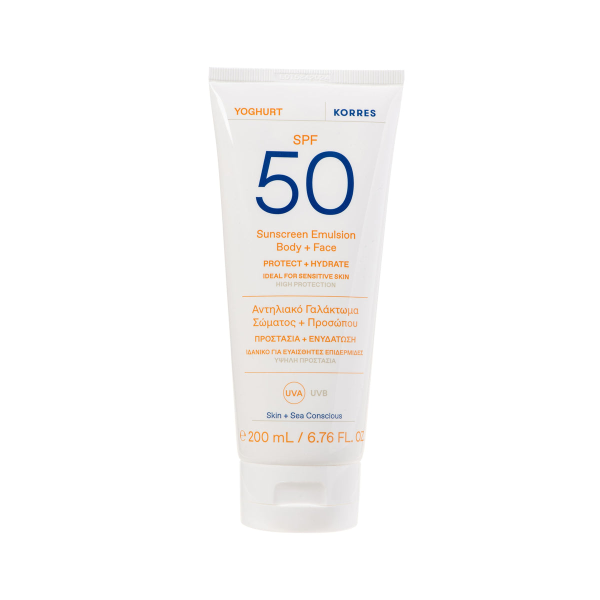 YOGHURT Sonnenschutz-Emulsion für Körper und Gesicht SPF50