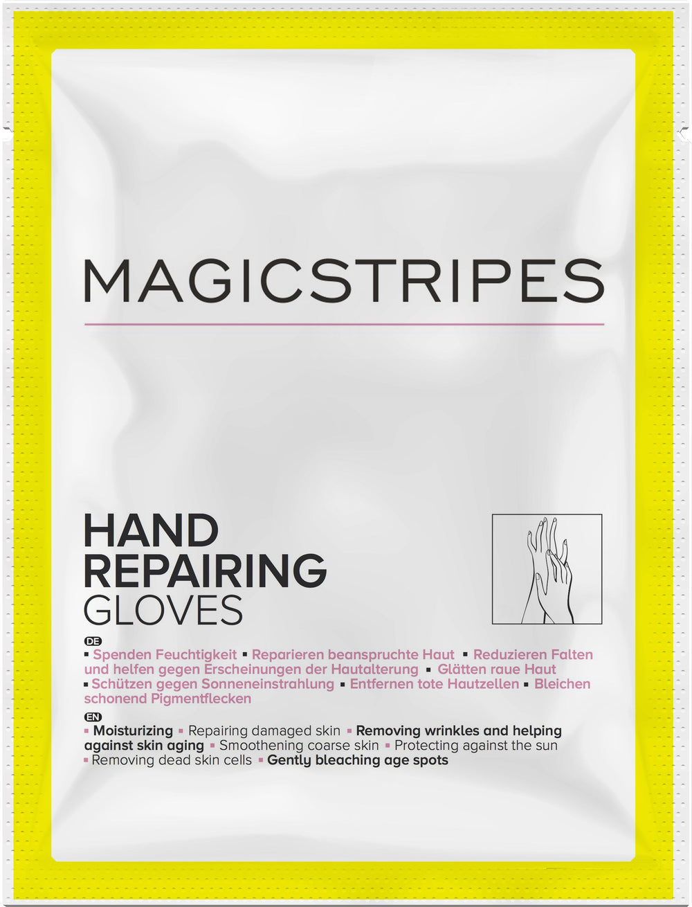 Hand repairing gloves single sachet