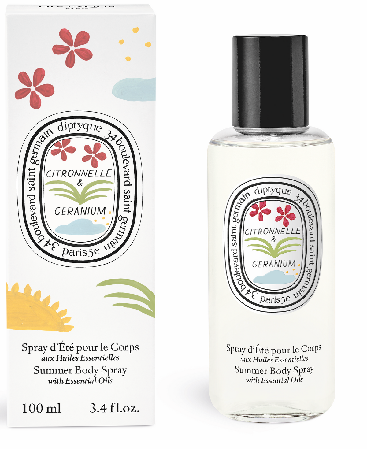 Body Spray Lemongrass & Geranium