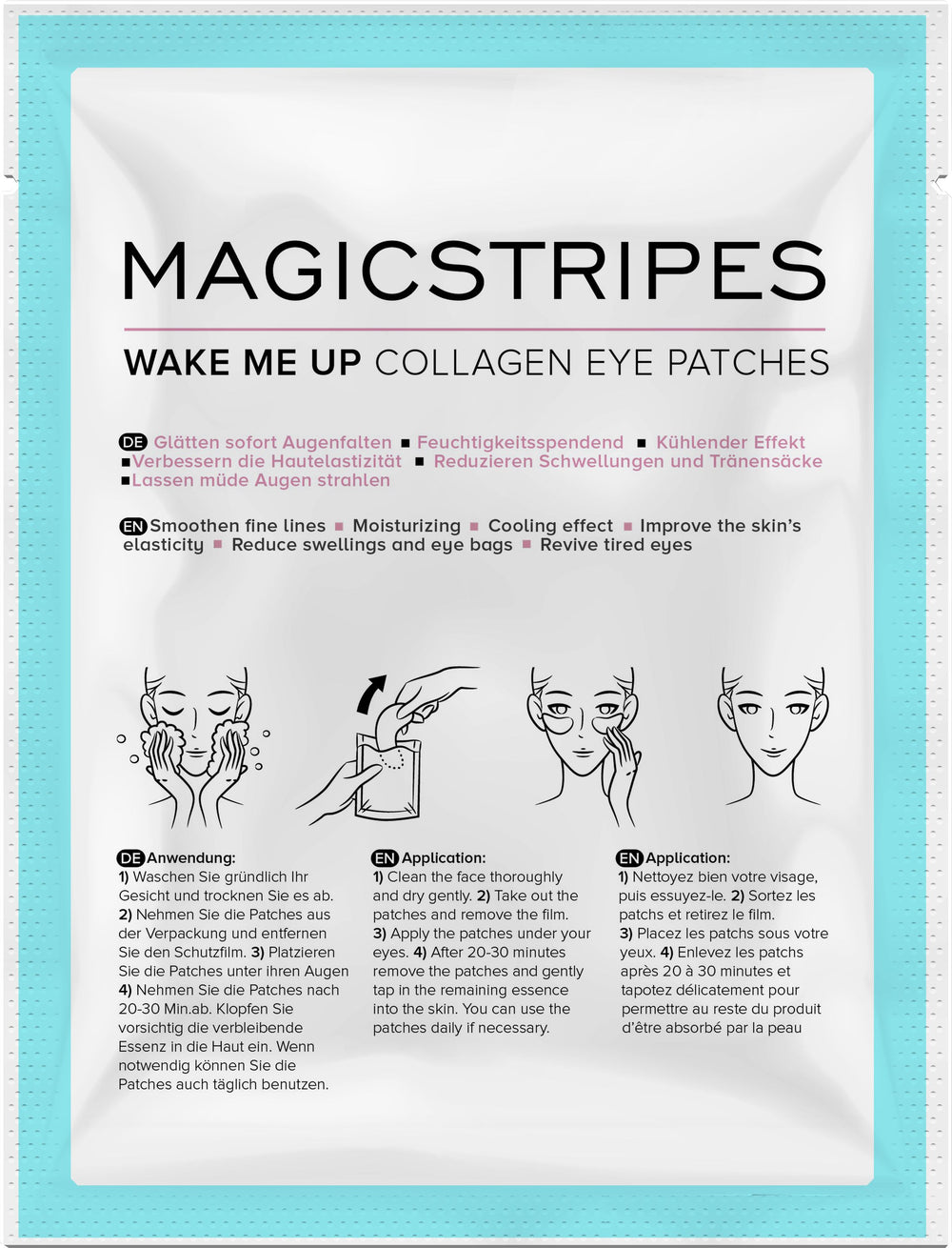 Wake me up collagen eye patches sachet