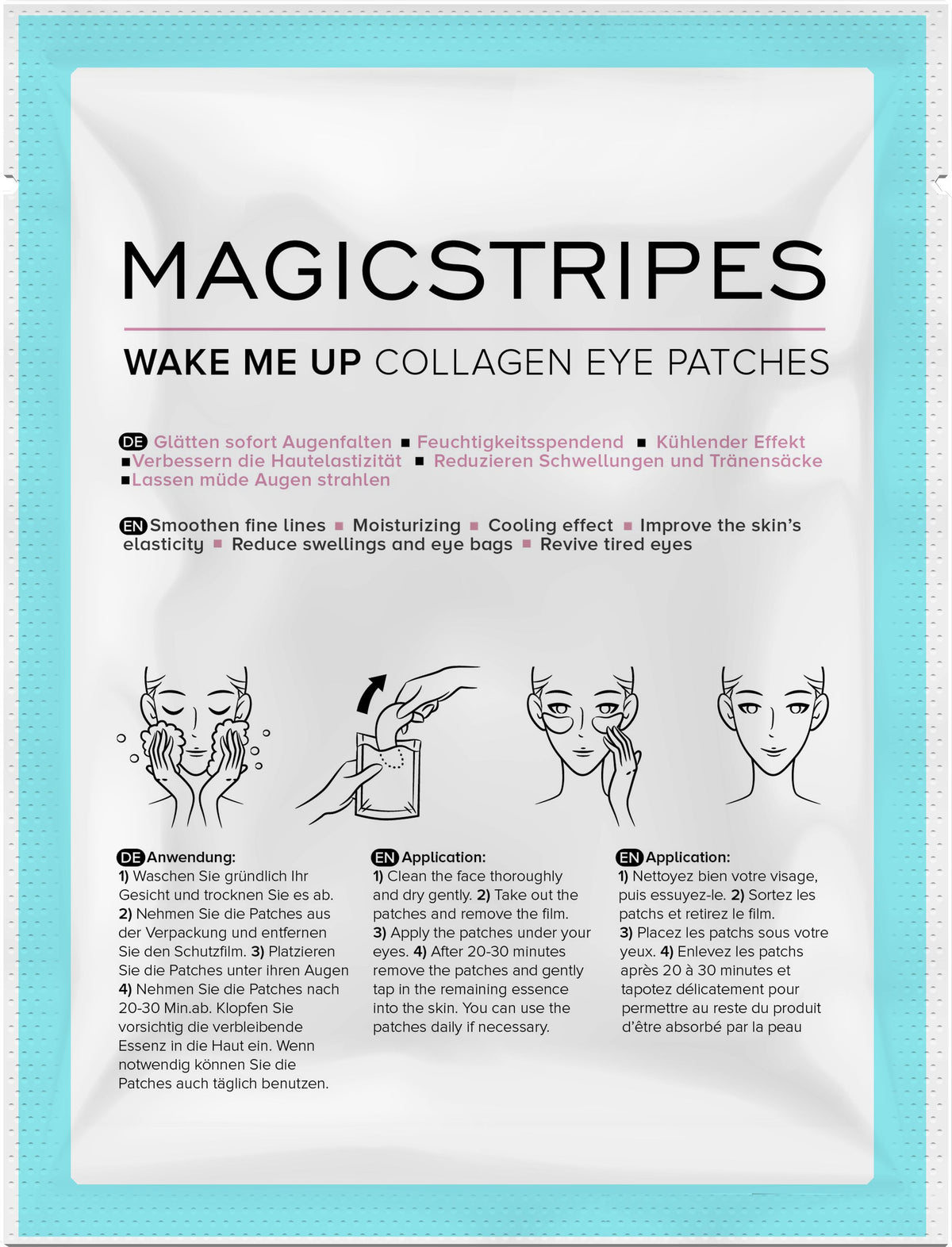 Wake me up collagen eye patches sachet